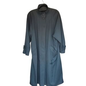 London Fog Women's Green Trench